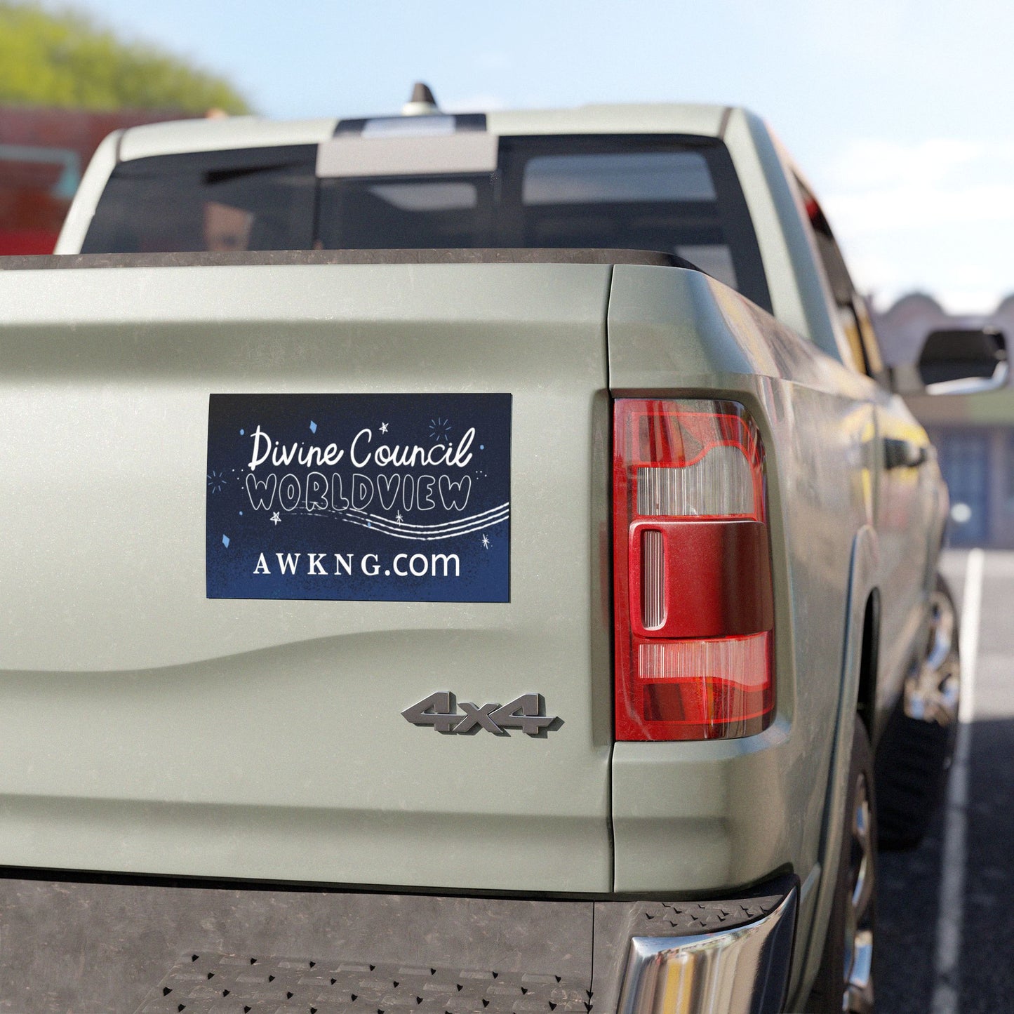 "Divine Council Worldview" Car Magnet