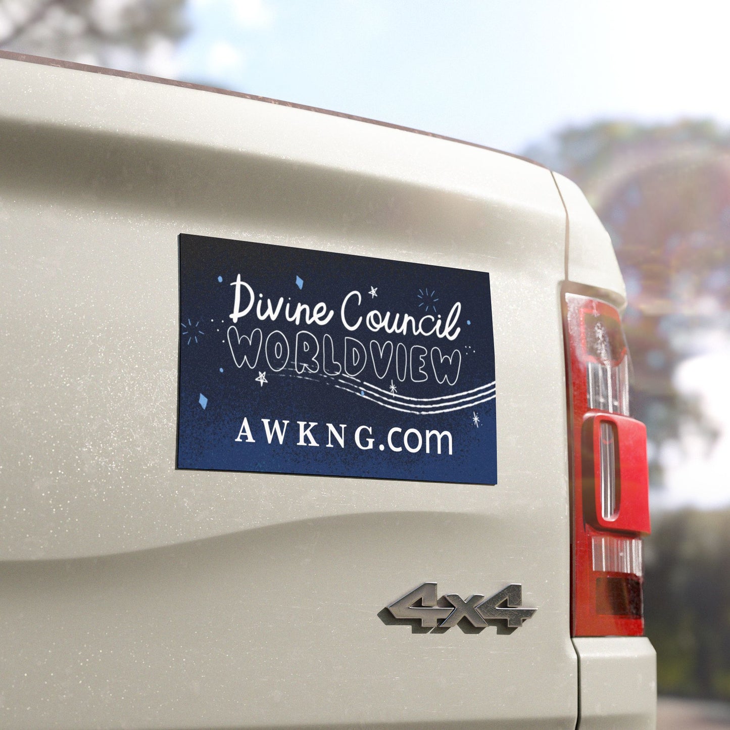 "Divine Council Worldview" Car Magnet