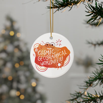 "Cosmic Geographical Worldview" Ornament Double-Sided (1pc, 3pcs, 5pcs, 10pcs)