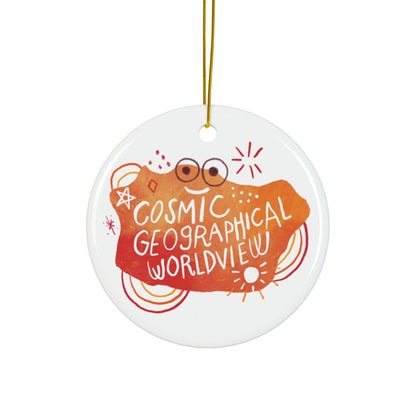 "Cosmic Geographical Worldview" Ornament Double-Sided (1pc, 3pcs, 5pcs, 10pcs)